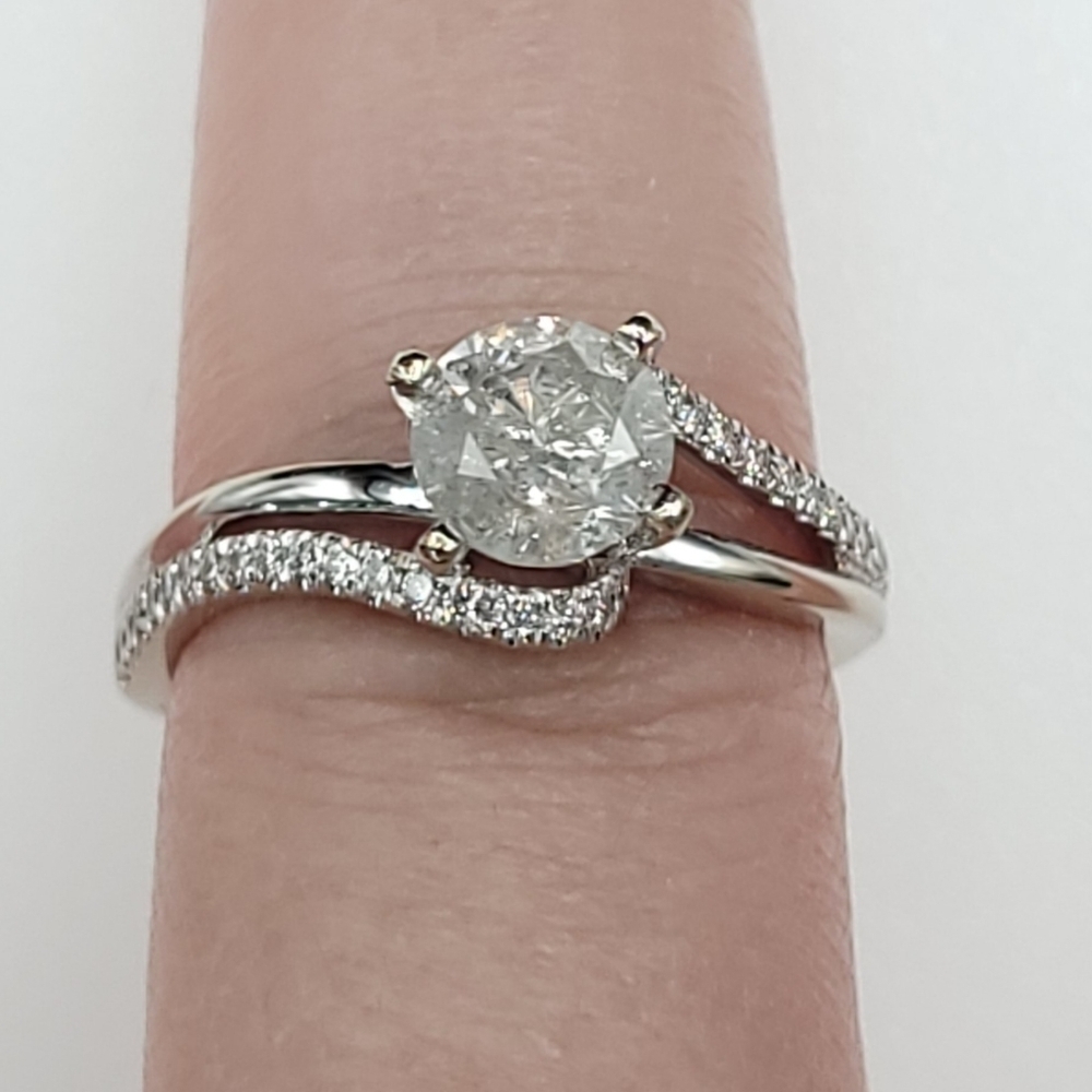 14K Gabriel & Co engagement ring - Picture 14 of 14